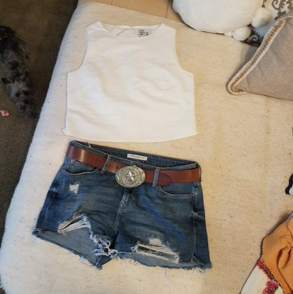 Lilly Pulitzer Linen Crop Top